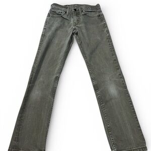 Levi's 511 Boys Bootcut Gray Jeans 26x30